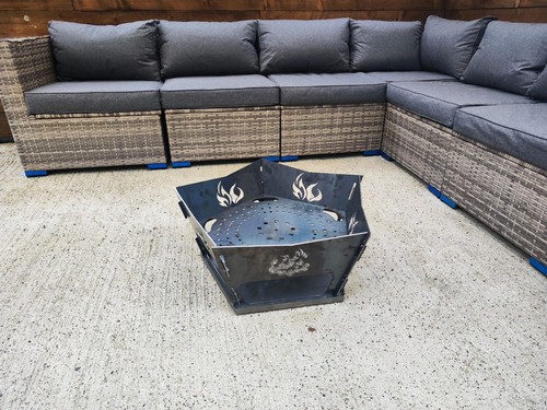 Portable fire pit log burner - /,