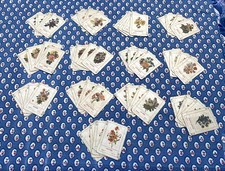 Antique Victorian Complete Set Playing Cards “ The Game of Flowers