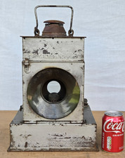Large Vintage B.R.(S) Railway Signal Lamp Interior Lamp /Light Tank & Burner