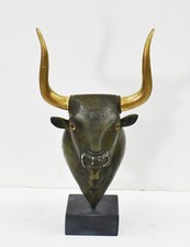 Minoan Bull Bronze Head -