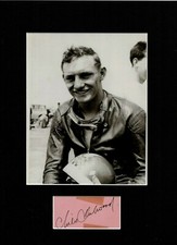 MIKE HAILWOOD WORLD CHAMPION TT RACER TOP QUALITY SIGNED AUTOGRAPH DISPLAY UACC 
