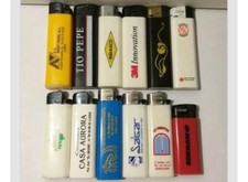12 ADVERTISING LIGHTERS