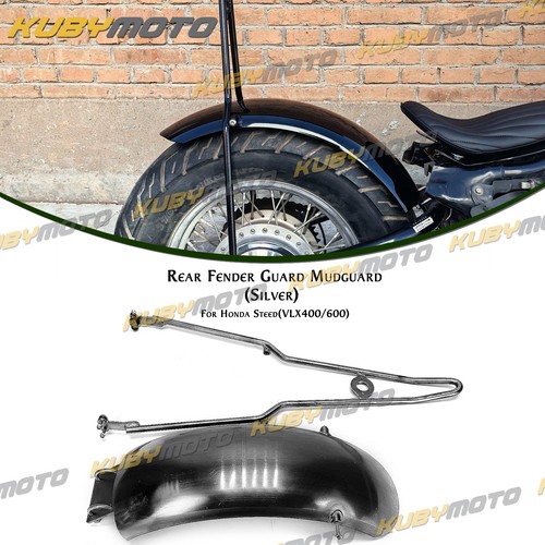 Silver rear fender guard - silver,