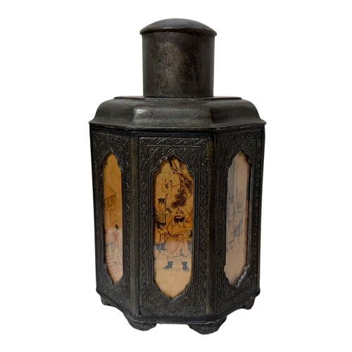 Antique chinese shantou pewter - chinese,