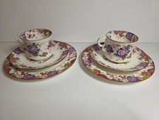 Two Antique Cauldon Trio Cup