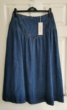 Ex M&S PER UNA Denim A-Line