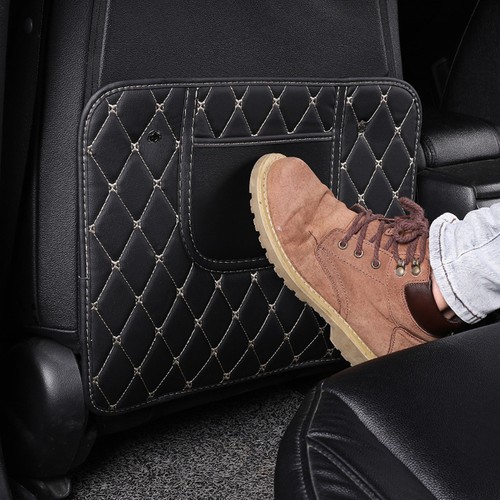 Leather car seat back - pu,