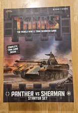Tanks Panther vs Sherman Starter Set The World War 2 Tank Skirmish game New*