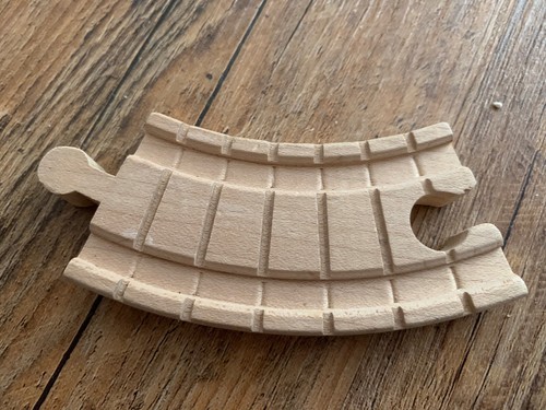 Elc wooden train track curve - elc,
