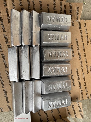 Lyman pound lead ingots - lead,