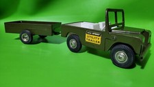 Triang Mini Hi Way Series  Jeep And Utility Trailer Set Nice Condition