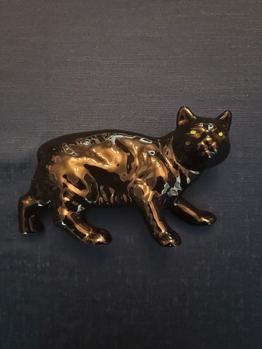 Pottery manx cat - pottery,