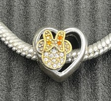 Genuine Pandora Disney Parks ? Limited Edition Mickey/Minnie Love Charm
