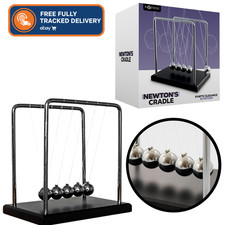 Large Newtons Cradle Swinging