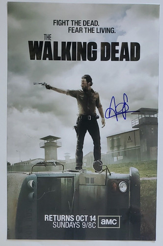 The walking dead signed andrew - the,