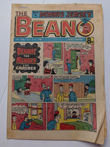 Beano comic 1988 august - beano,