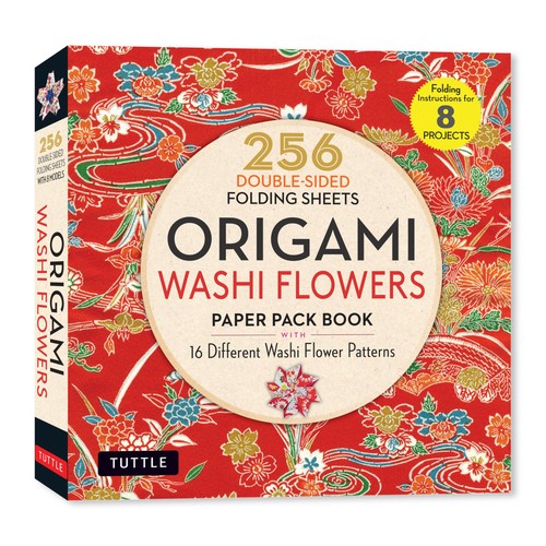 Origami washi flowers paper - origami,