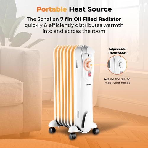 Oil filled radiator heater - heater, 7