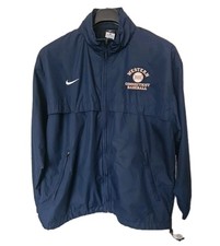 Mens Nike Windbreaker Jacket, Size Large, Navy, Storm-fit, Hood, Zip Through. 