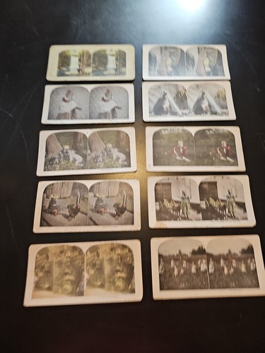 Lot stereoview cards by - 10,