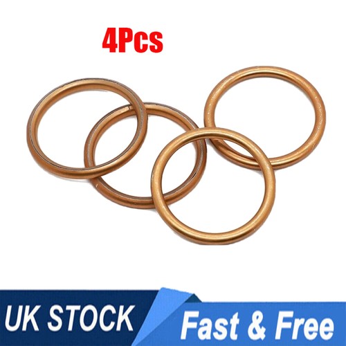 Copper exhaust header - 4x,