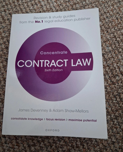 Contract law concentrate 6th - law,