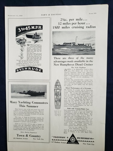 Evinrude humphrey s diesel - -,