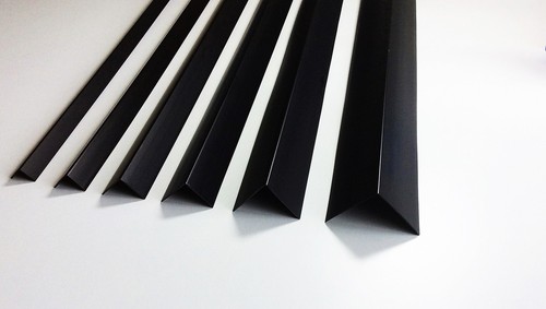 Pvc corner black - corner, 90°