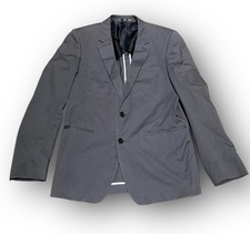Reiss Men’s Gray Cotton Blazer Sport Coat Jacket Size 38 Regular