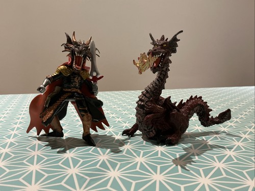 Papo schleich dragon - papo, knight