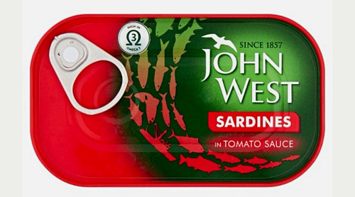 John west sardines tomato - sardines, in