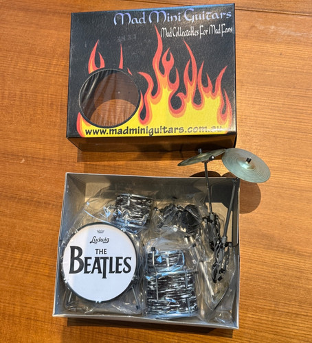 Miniature drum set ludwig - set,