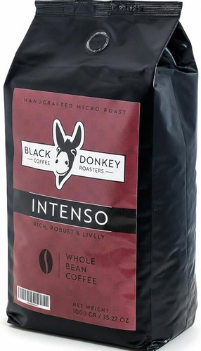 Black donkey 1kg whole coffee - 1kg,