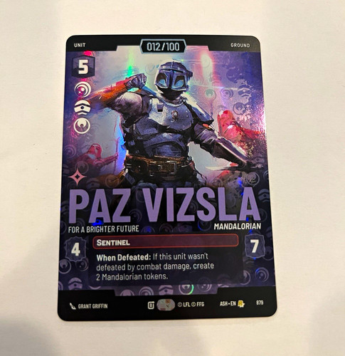 Star wars unlimited paz - wars, vizsla