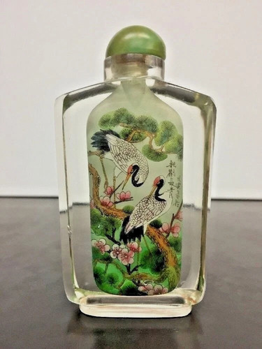 Old chinese reverse glass - old,