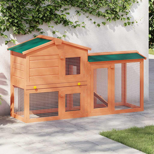 Rabbit hutch tier solid - rabbit, 2-tier