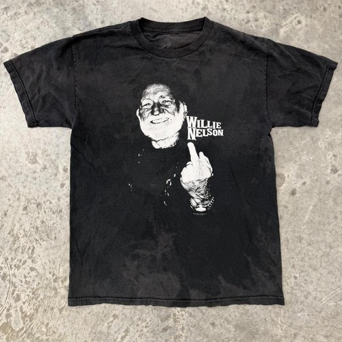 Vintage willie nelson flipping - willie,