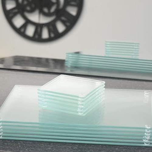 Clear glass rectangle - 6x,