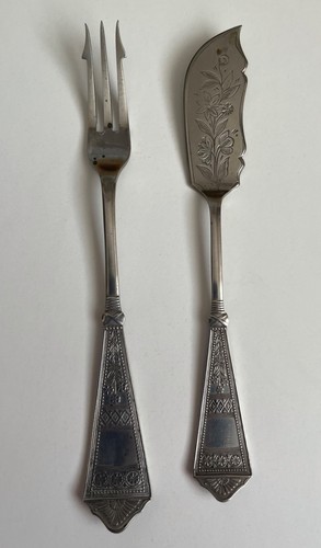 Antique chilian silver cutlery - antique,