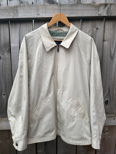 Vintage style cream harrington - style,
