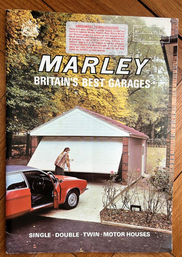 1977 brochure marley garages - brochure,