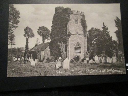 Postcard exmouth church of - church,