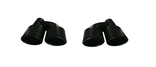 Exhaust tips black - exhaust, for