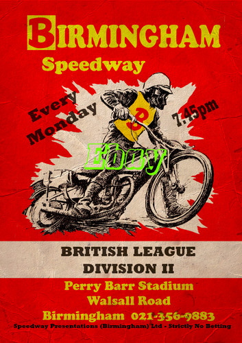 Birmingham speedway retro - birmingham,