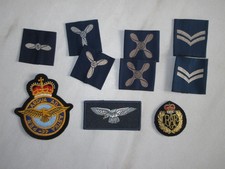 RAF Cap Crest and rank Badges