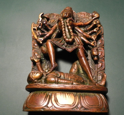 Bronze statue goddess - bronze, of