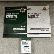 CGP GCSE Maths Revision Guides And Cards