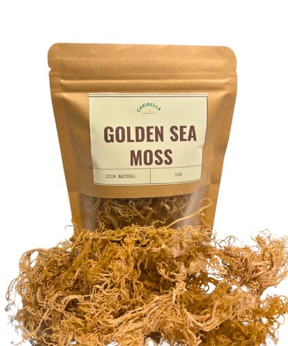 Dried golden sea moss 50g - dried,