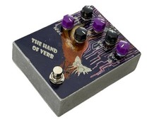 The Hand of Verb Effects Pedal Guitar Electric Canary Boutique FX Stompbox Rare
