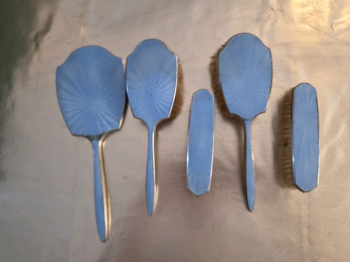 Art deco silver - deco, blue